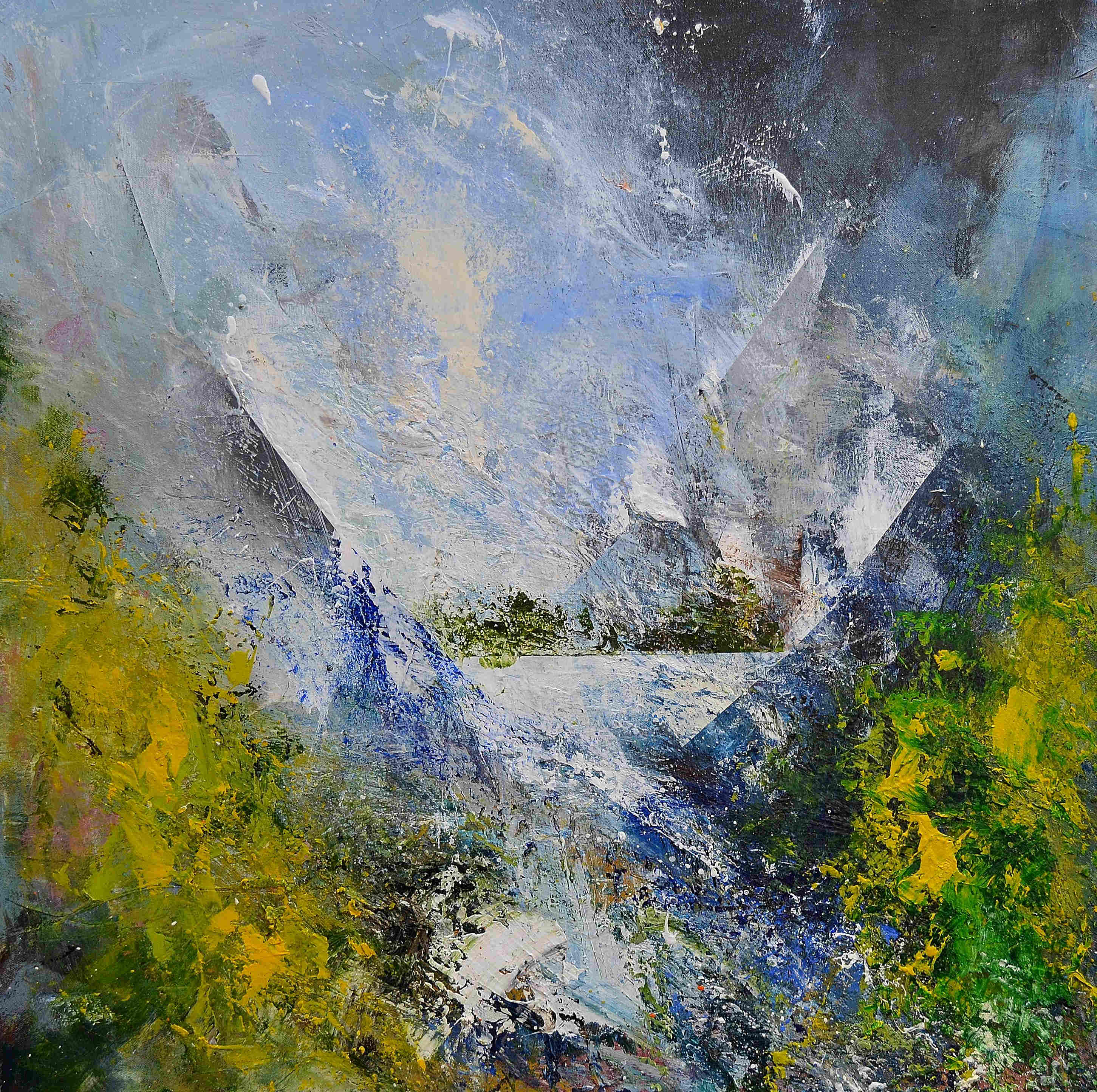 'Spring Colour, Mountain Lake, Lying Water' by artist Matthew Bourne